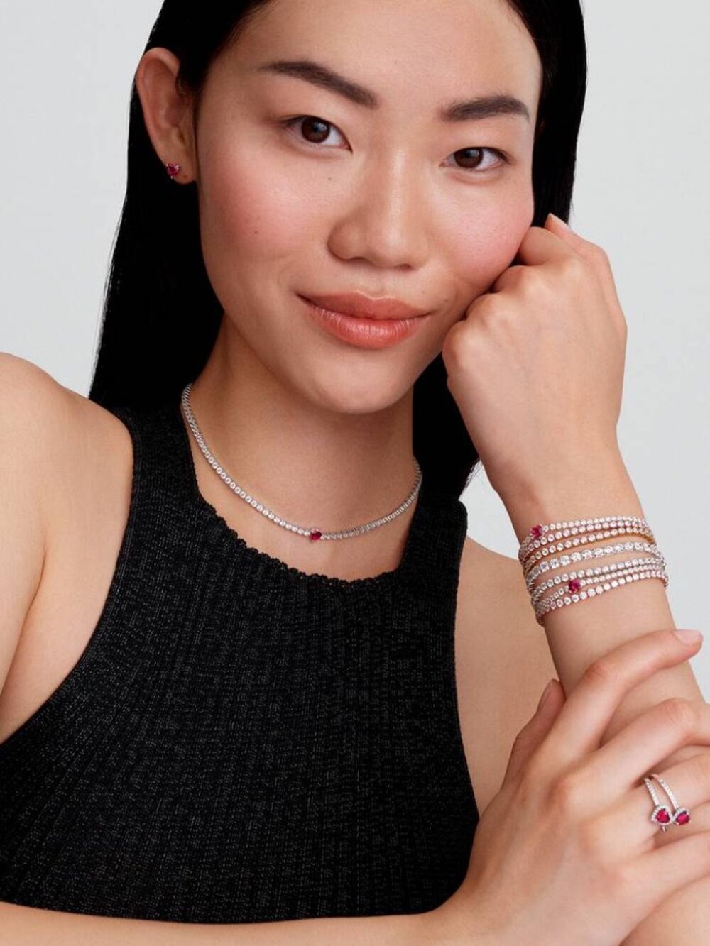 Pandora Sparkling Tennis Bracelet - Picture 5 of 5